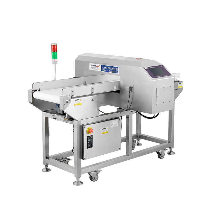 High Sensitivity Iron Detector Conveyor Metal Detector Food Seafood Fish Automatic Alarm